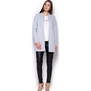 Dámský kabát Dámský kabátek Figl M336 šedý M