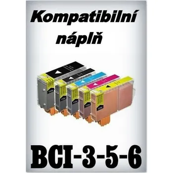 Náplň do tiskárny Canon BCI-3, BCI-5, BCI-6 - photo black (14,5 ml) - kompatibilní