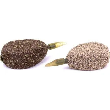 Nash Olovo In-line Flat Pear Lead Gravel/Clay 170g