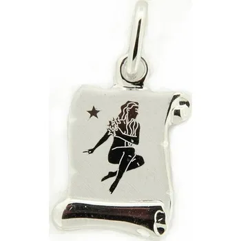 Přívěsek Přívěsek z bílého zlata - znamení Panna