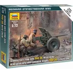 Zvezda 6114 german gun Pak-36 with crew…