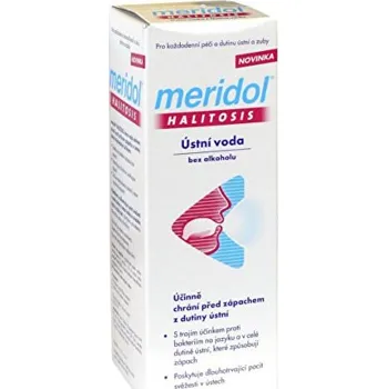 Ústní voda Recenze Meridol Halitosis ústní voda bez alkoholu pro svěží dech 400 ml