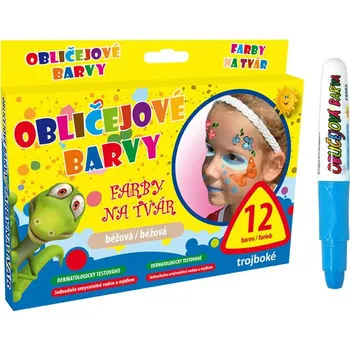 Karnevalový doplněk MFP Barvy na obličej světle modrá