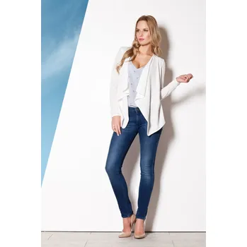 Oblečení a móda Smetanový úpletový kabátek Figl M267 L