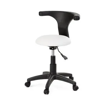 Jídelní židle Pedikérská židle s opěrkou SilverFox 1028 - bílá (1028-A26) + dárek zdarma