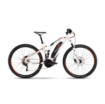 Haibike Sduro Fullnine 6.0 bílé/antracitové/oranžové 2017 Elektrokolo Haibike Sduro Fullnine 6.0 bílé/antracitové/oranžové 2017