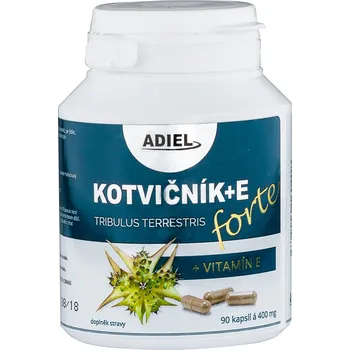 Přírodní produkt Adiel Kotvičník + E Forte 400 mg