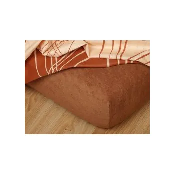 Prostěradlo Nugátové froté prostěradlo 90x200 cm