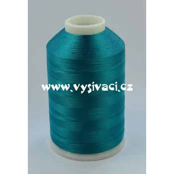 Nit vyšívací nitě zelenomodrá ROYAL C285 návin 5000 metrů viskóza návin: 1 kón návin 5000m