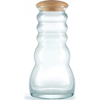 Pinus Cembra - Džbán Cadus 1 litr - "Květ života" Švýcarská borovice (Pinus Cembra - Džbán Květ života - s bílým květem života Švýcarská borovice)