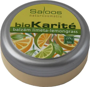 Tělový krém Saloos Bio Karité Limeta-Lemongrass balzám 19 ml