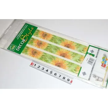 Samolepící dekorace Crearreda Samolepící dekorace - slunečnice 19x2 cm 65105