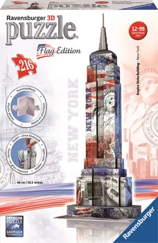 3D puzzle Ravensburger Flag Edition 3D Empire State Building 216 dílků