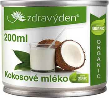 Rostlinné mléko Zdravý den Kokosové mléko bio 200 ml