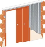 Jap Norma Line Parallel zeď 2450 mm