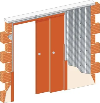 Stavební pouzdro Jap Norma Line Parallel zeď 2450 mm