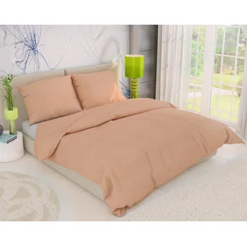 Povlečení Kvalitex Krepové povlečení 140/200, 70/90 lososové