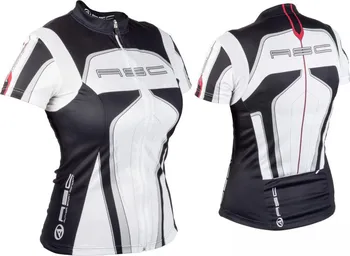 cyklistický dres Author Dres Lady Sport 15A bílý/růžový/černý