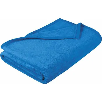 Kvalitex Korall Micro dětská deka jednobarevná 100 x 150 cm, modrá