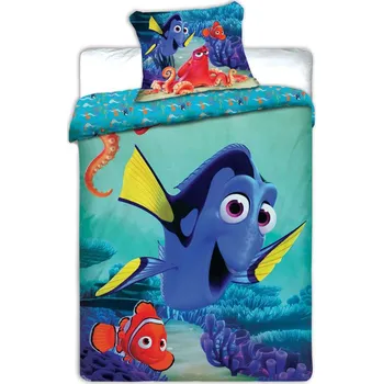 Povlečení Jerry Fabrics Hledá se Dory 140x200, 70x90 cm