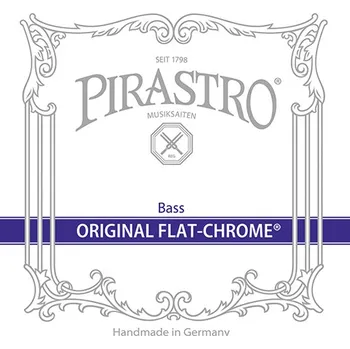 Struna pro kytaru a smyčcový nástroj Pirastro ORIGINAL FLAT-CHROME 347020 - Struny na kontrabas - sada