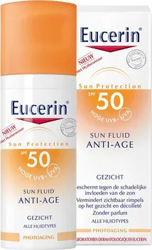 přípravek na opalování Eucerin Sun Emulze proti vráskám SPF50 50 ml