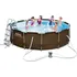 Bazén Bestway bazén s konstrukcí 366 x 100 cm Rattan s kartušovou filtrací