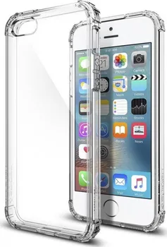 Pouzdro na mobilní telefon Spigen Crystal Shell pro Apple iPhone SE/5S/5 Clear Crystal