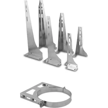 Komín Stěnová objímka - nástavná (250-330mm) W3 , ø 180mm, IZOL 30