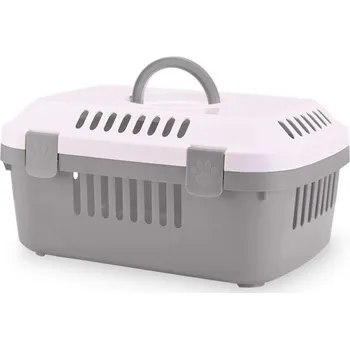 přepravka pro zvíře Nobby Savic Discovery Compact 48,5 x 33 x 23,5 cm šedá