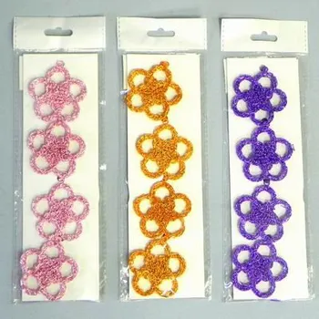 Zahradní dekorace Kytka závěs drát 4ks/5,5x4cm mix (H50-A1281VOP)