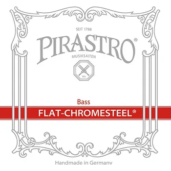 Struna pro kytaru a smyčcový nástroj Pirastro FLAT-CHROMESTEEL 342520 - Struna H na kontrabas