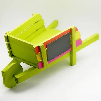 Zahradní dekorace Trakař dřevo mix (F41-46972)