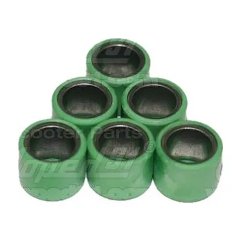 Motor pro motocykl Moped91 Válečky variátoru 21x17x11.2gr PIAGGIO BEVERLY 250 (06-07) / MP3 250 (06-07) / VESPA G