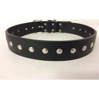 Obojek pro psa Ostatní Kožený obojek pro psa - ruční práce č.6 Barva: Černá, Velikost obojku: 75cm
