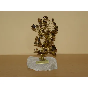 Drahý kámen Tygří oko - Stromeček štěstí střední - kss30