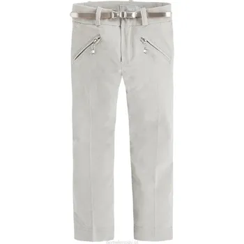 MAYORAL dětské kalhoty s páskem - béžové - 98 cm