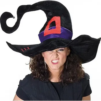 Klobouk Čarodějnický klobouk s rolničkou