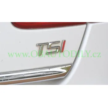 Znak automobilu Zadní nápis TSI červené I original