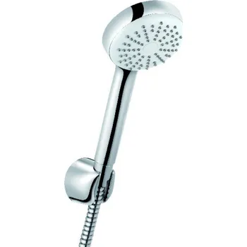 Sprchová hlavice Kludi Logo - držák sprchy, ruční sprcha 1-polohová, hadice 125 cm 6801005-00