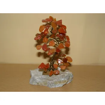 Drahý kámen Karneol - Stromeček štěstí střední - kss31