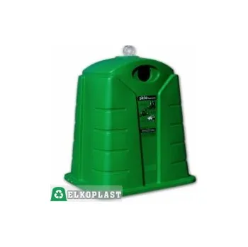 Odpadkový koš Polyethylenový kontejner na sklo, typ S - 1500 l