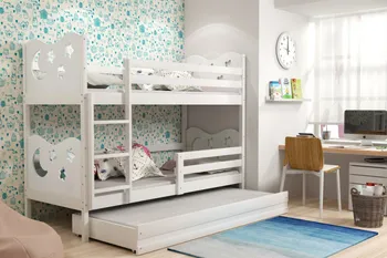 Dětská postel BMS Group Miko 200 x 90 cm bílá