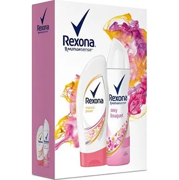 Rexona Sexy Bouquet Dárková sada pro ženy Kosmetická sada Rexona Sexy Bouquet Dárková sada pro ženy
