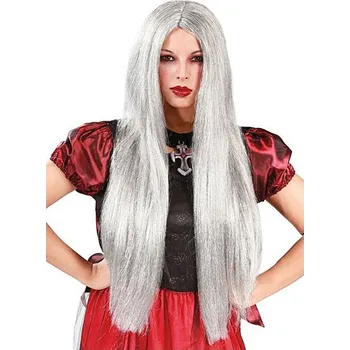 Karnevalová paruka Hexe šedá - Nejvýhodnější