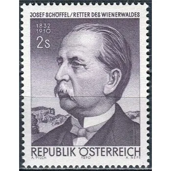 Poštovní známka (1970) MiNr. 1320 ** - Rakousko - 60. výročí úmrtí Josefa Schöffela