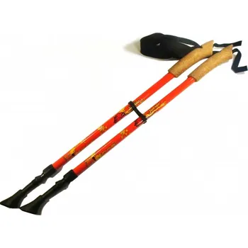 Trekingová hůl HOLE HAVEN JUNIOR ČERVENÉ MAX90/58CM HR27661