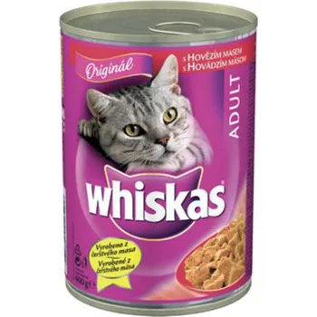 Krmivo pro kočku Whiskas Cat Adult konzerva Beef