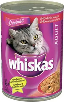 Krmivo pro kočku Whiskas Adult konzerva hovězí 400 g