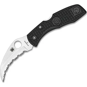 kapesní nůž Spyderco Tasman Salt, Black FRN Handle, Serrated C106SBK